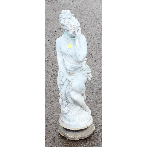 389 - Concrete garden statue of a classical female