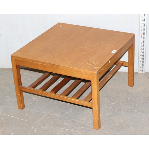 42 - Herbert E. Gibbs retro coffee table with magazine rack