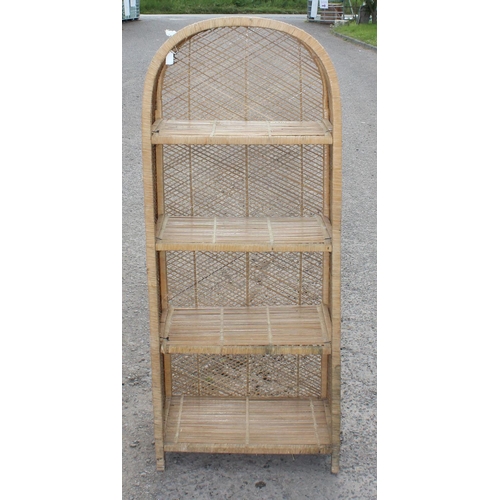 87 - Wicker display shelf