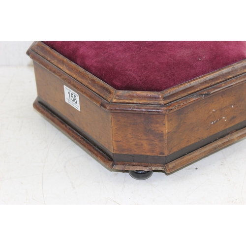 158 - Antique footstool/spitoon