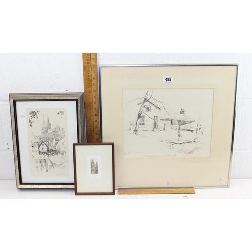 498 - Fred Savard, artists proof print 