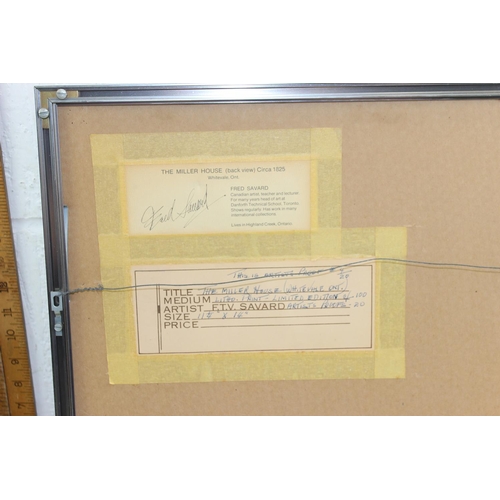 498 - Fred Savard, artists proof print 