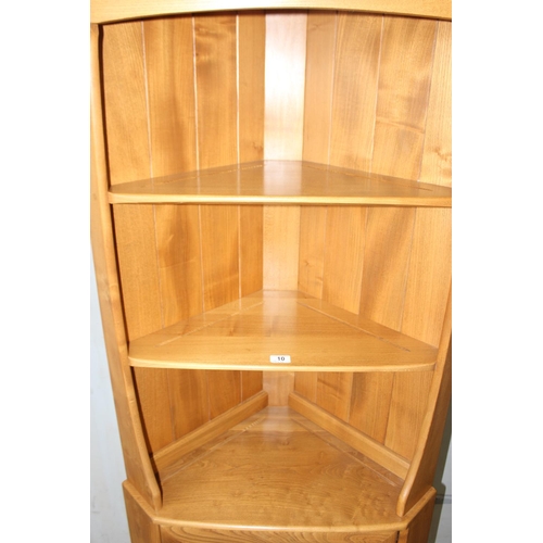 10 - Blonde Ercol corner cupboard