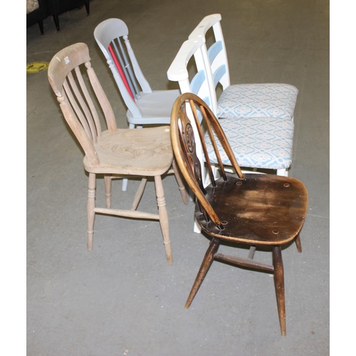 29a - 5 assorted chairs to inc Ercol