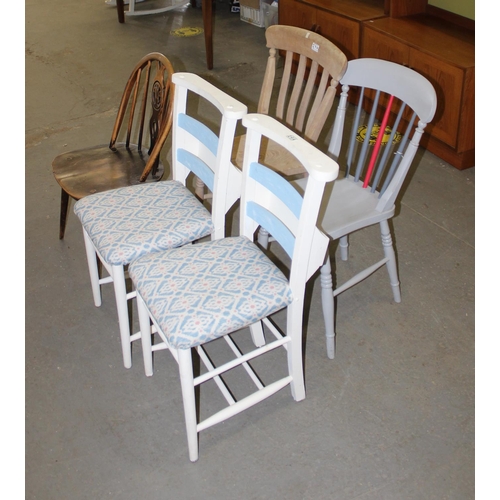 29a - 5 assorted chairs to inc Ercol