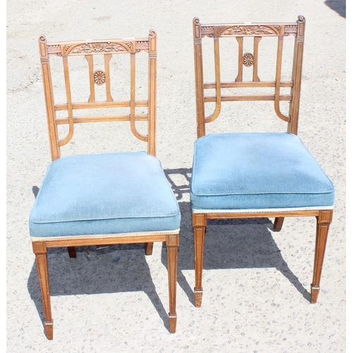 114 - Pair of Harris Morton dining chairs