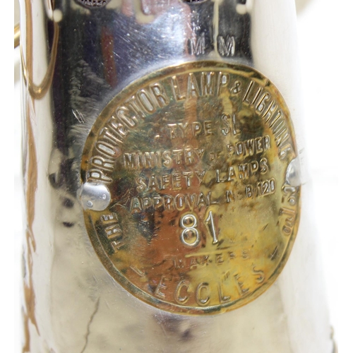 234 - Vintage miners lamp, The Protector Lamp & Lighting Co