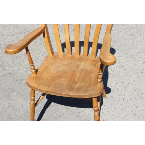 141 - 20th century slatback Farmhouse chair