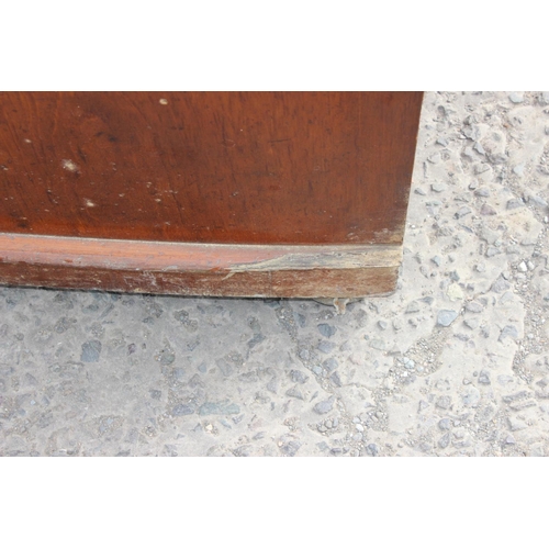 121A - Antique Mahogany 2/3 chest of drawers