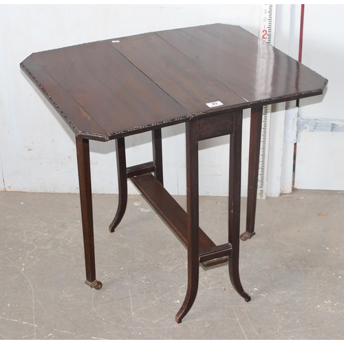 49 - Antique mahogany Sutherland table