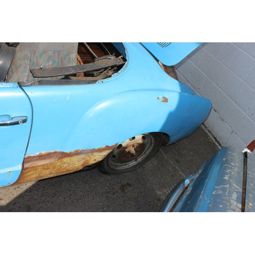 0a - Volkswagen Karmann Ghia, left hand drive, 1500cc soft top for restoration or parts car believed to b... 