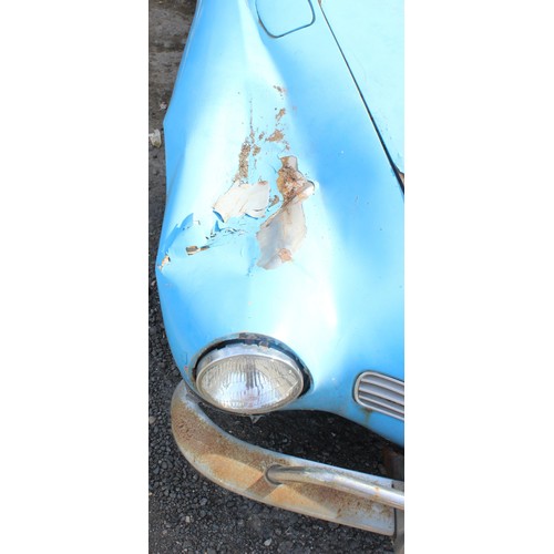 0a - Volkswagen Karmann Ghia, left hand drive, 1500cc soft top for restoration or parts car believed to b... 