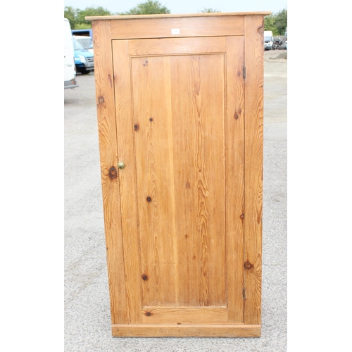 64 - A vintage pine hall cabinet, approx 175cm tall x 85cm wide x 50cm deep