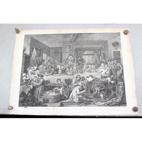 407 - 4 antique William Hogarth prints, 