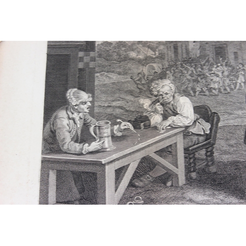 407 - 4 antique William Hogarth prints, 