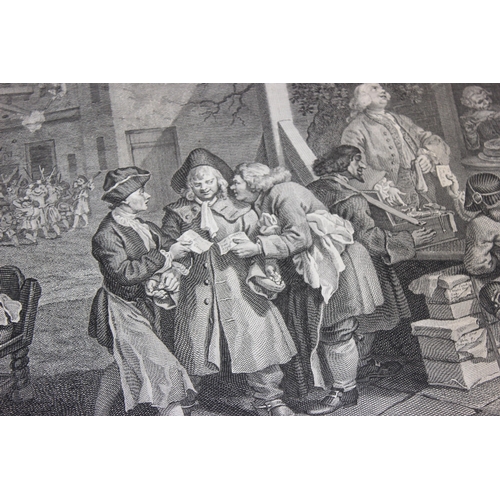 407 - 4 antique William Hogarth prints, 