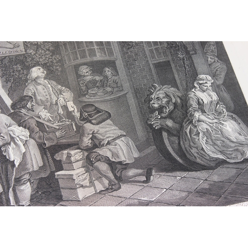 407 - 4 antique William Hogarth prints, 