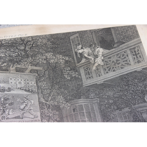 407 - 4 antique William Hogarth prints, 