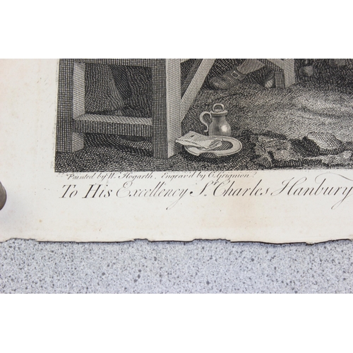 407 - 4 antique William Hogarth prints, 