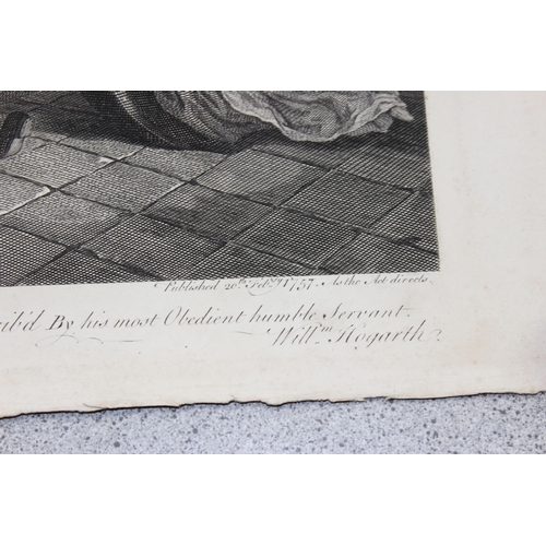 407 - 4 antique William Hogarth prints, 