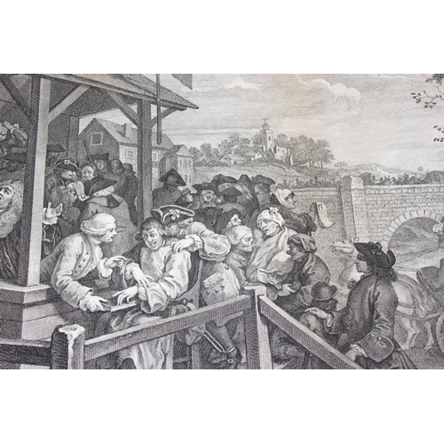 407 - 4 antique William Hogarth prints, 