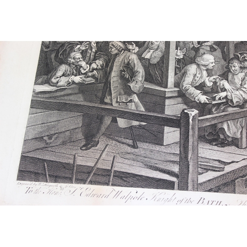 407 - 4 antique William Hogarth prints, 