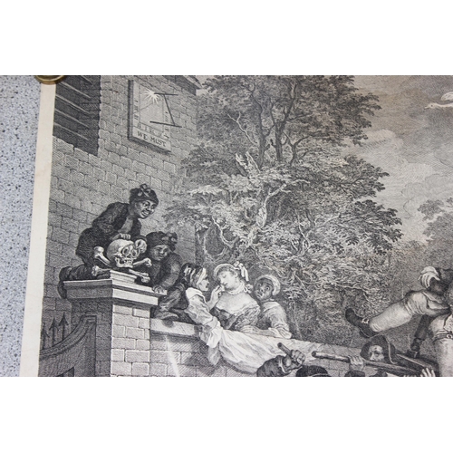 407 - 4 antique William Hogarth prints, 