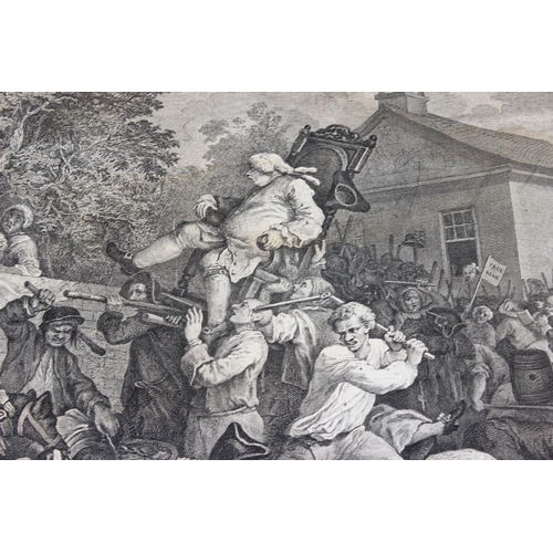 407 - 4 antique William Hogarth prints, 