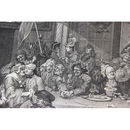 407 - 4 antique William Hogarth prints, 