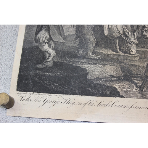 407 - 4 antique William Hogarth prints, 