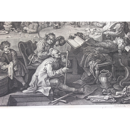 407 - 4 antique William Hogarth prints, 