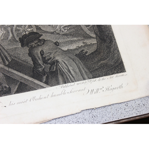 407 - 4 antique William Hogarth prints, 