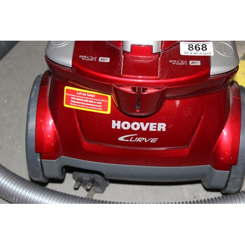 868 - hoover Curve vacuum cleaner