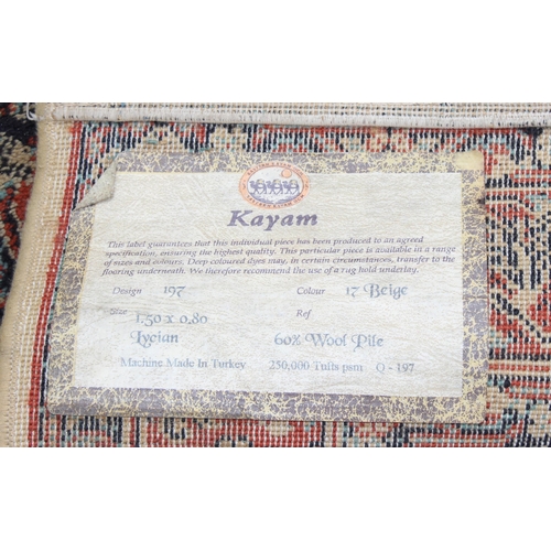 204 - Turkish machine made Kayam wool rug