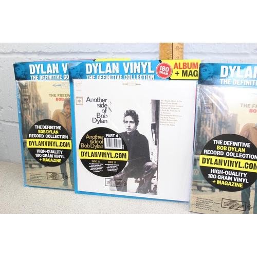 658 - Qty of assorted Bob Dylan definitive collection vinyl records (7)