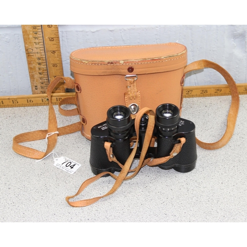 704 - A pair of Belvedere 8x30 binoculars in case