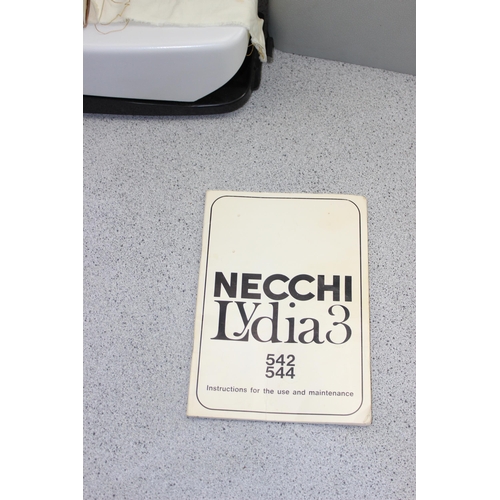 888 - Necchi Lydia 3 sewing machine with box