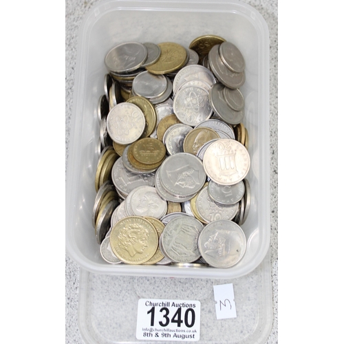 1340 - Qty of assorted Greek coins, approx 1.5kg gross