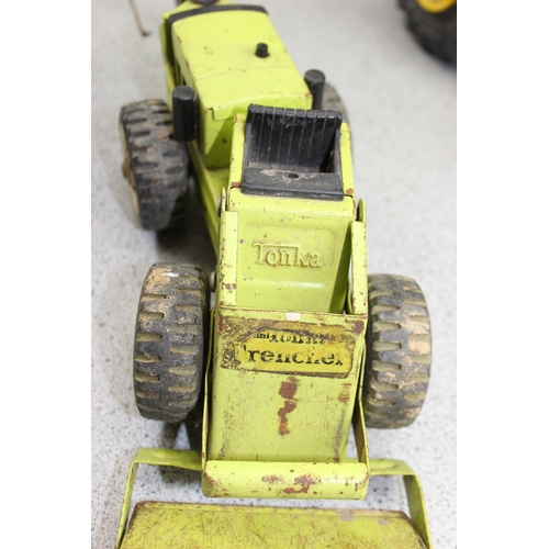 1522 - Qty of vintage metal toys, mainly Tonka to inc G-452-8 military Jeep etc