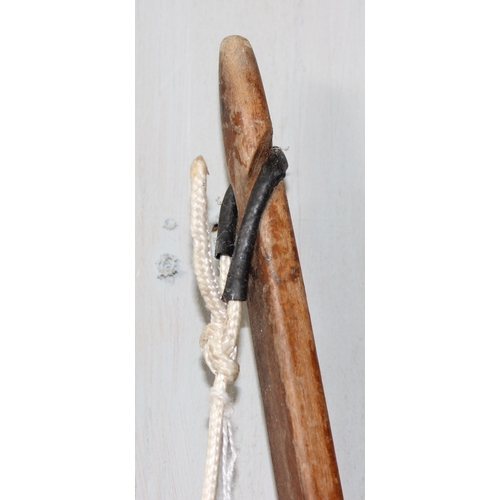 768 - A Jaques vintage wooden archery longbow