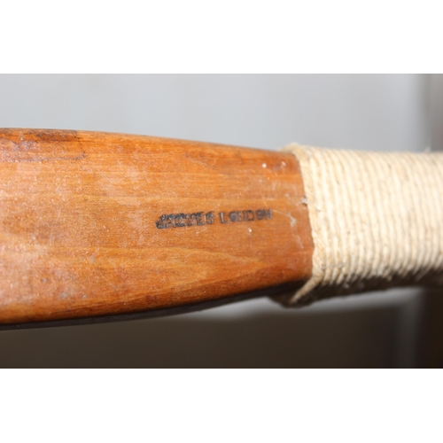 768 - A Jaques vintage wooden archery longbow