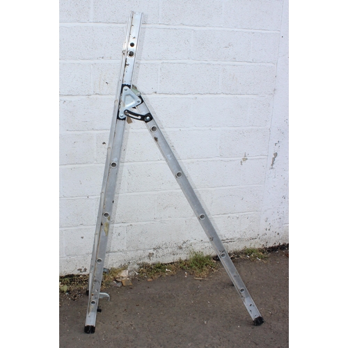 893 - Abru aluminium step ladder