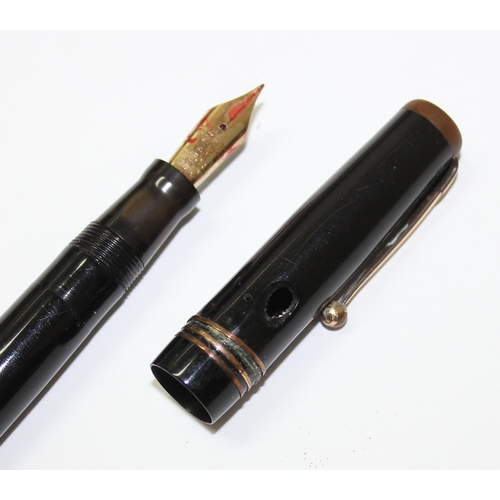 1621 - A Swan Mabie Todd fountain pen with Philip's of Oxford 14ct gold nib and a Watermans fountain pen (2... 