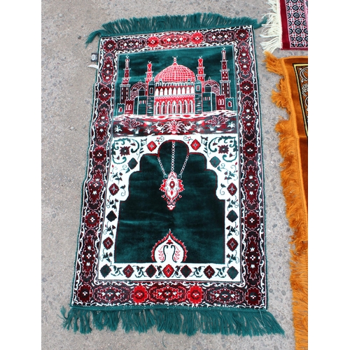 219 - 7 assorted modern prayer rugs, mainly Turkish made