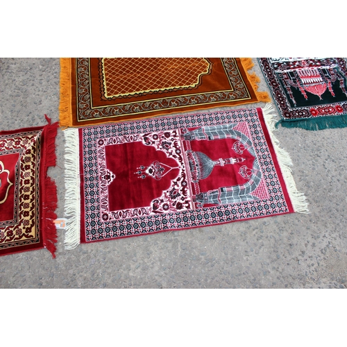 219 - 7 assorted modern prayer rugs, mainly Turkish made