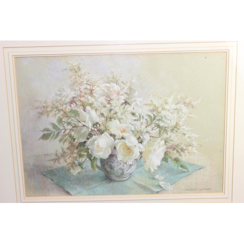 472 - B.L. Poulter (XX), box of assorted mixed artworks, mainly floral and other artworks