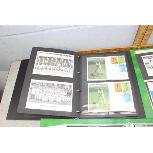 618 - A large qty of assorted FDC stamps, all cricket related to inc 1979 Prudential Cup limited edition s... 