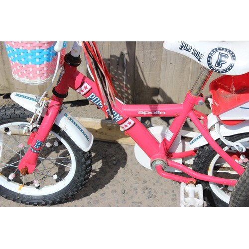 781 - 2 kid's bicycles, Mongoose & Apollo Pom-Pom