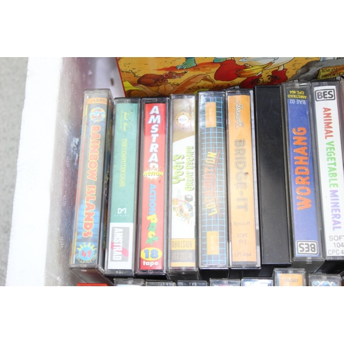 1547 - A large qty of vintage computer games cassettes, mainly Spectrum & Amstrad etc