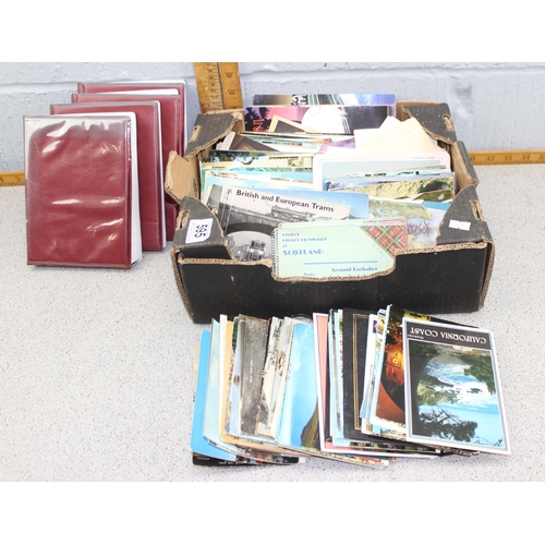 595 - Large qty of assorted postcards etc